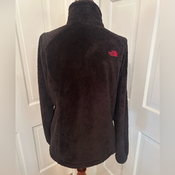 THE NORTH FACE Osolita Jacket Black Pink Fleece Women Large Plush - Picture 4 of 9